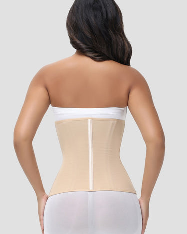 Latex outer zipper waistband